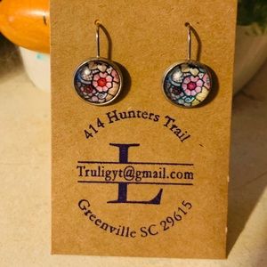 Handmade stainless steel earrings